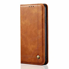 Coque Portefeuille Livre Cuir Etui Clapet L03 pour Xiaomi Mi Note 10 Lite Orange