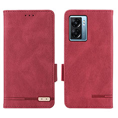 Coque Portefeuille Livre Cuir Etui Clapet L03Z pour OnePlus Nord N300 5G Rouge