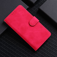 Coque Portefeuille Livre Cuir Etui Clapet L03Z pour Realme 9 Pro 5G Rose Rouge