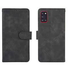 Coque Portefeuille Livre Cuir Etui Clapet L03Z pour Samsung Galaxy A31 Noir