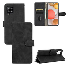 Coque Portefeuille Livre Cuir Etui Clapet L03Z pour Samsung Galaxy A42 5G Noir
