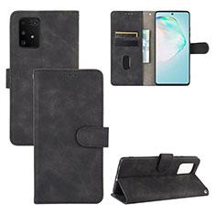 Coque Portefeuille Livre Cuir Etui Clapet L03Z pour Samsung Galaxy A91 Noir