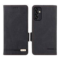Coque Portefeuille Livre Cuir Etui Clapet L03Z pour Samsung Galaxy M13 4G Noir