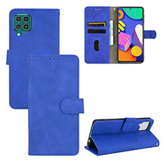 Coque Portefeuille Livre Cuir Etui Clapet L03Z pour Samsung Galaxy M62 4G Bleu