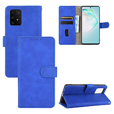 Coque Portefeuille Livre Cuir Etui Clapet L03Z pour Samsung Galaxy M80S Bleu
