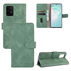 Coque Portefeuille Livre Cuir Etui Clapet L03Z pour Samsung Galaxy M80S Vert