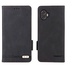 Coque Portefeuille Livre Cuir Etui Clapet L03Z pour Samsung Galaxy XCover 6 Pro 5G Noir