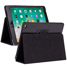 Coque Portefeuille Livre Cuir Etui Clapet L04 pour Apple iPad 10.2 (2020) Noir