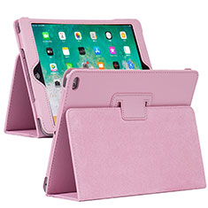 Coque Portefeuille Livre Cuir Etui Clapet L04 pour Apple iPad 10.2 (2020) Rose