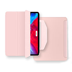 Coque Portefeuille Livre Cuir Etui Clapet L04 pour Apple iPad Air 4 10.9 (2020) Rose