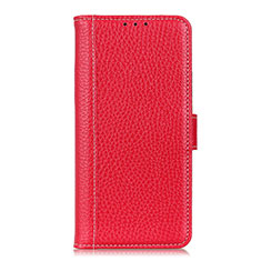 Coque Portefeuille Livre Cuir Etui Clapet L04 pour Apple iPhone 12 Mini Rouge