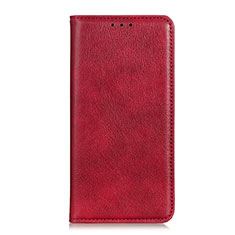 Coque Portefeuille Livre Cuir Etui Clapet L04 pour HTC Desire 19 Plus Rouge