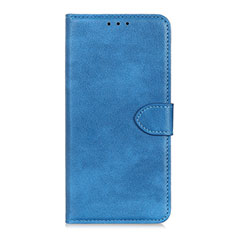 Coque Portefeuille Livre Cuir Etui Clapet L04 pour Huawei Mate 40 Pro+ Plus Bleu Ciel