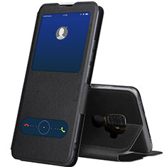 Coque Portefeuille Livre Cuir Etui Clapet L04 pour Huawei Nova 5i Pro Noir