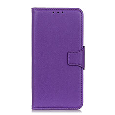 Coque Portefeuille Livre Cuir Etui Clapet L04 pour LG Velvet 4G Violet