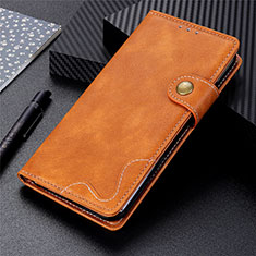 Coque Portefeuille Livre Cuir Etui Clapet L04 pour Realme X7 5G Orange