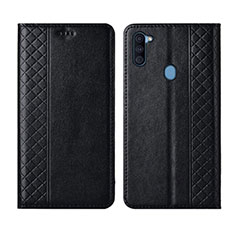 Coque Portefeuille Livre Cuir Etui Clapet L04 pour Samsung Galaxy M11 Noir