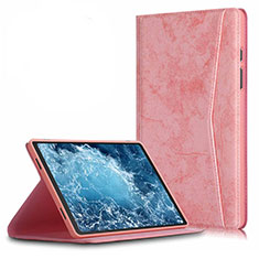Coque Portefeuille Livre Cuir Etui Clapet L04 pour Samsung Galaxy Tab A7 Wi-Fi 10.4 SM-T500 Rose