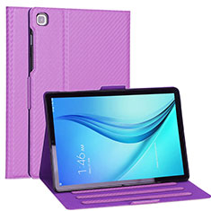 Coque Portefeuille Livre Cuir Etui Clapet L04 pour Samsung Galaxy Tab S5e 4G 10.5 SM-T725 Violet