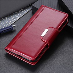 Coque Portefeuille Livre Cuir Etui Clapet L04 pour Sony Xperia 8 Lite Vin Rouge