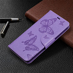 Coque Portefeuille Livre Cuir Etui Clapet L04 pour Sony Xperia L4 Violet