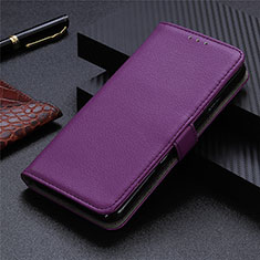 Coque Portefeuille Livre Cuir Etui Clapet L04 pour Xiaomi Mi 10T 5G Violet