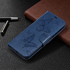 Coque Portefeuille Livre Cuir Etui Clapet L04 pour Xiaomi Redmi 9C Bleu