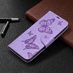 Coque Portefeuille Livre Cuir Etui Clapet L04 pour Xiaomi Redmi 9C Violet