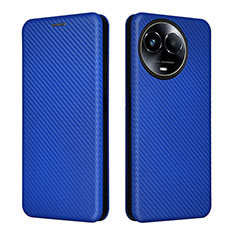 Coque Portefeuille Livre Cuir Etui Clapet L04Z pour Realme V50 5G Bleu