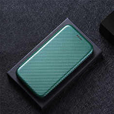 Coque Portefeuille Livre Cuir Etui Clapet L04Z pour Sony Xperia 1 V Vert