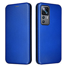 Coque Portefeuille Livre Cuir Etui Clapet L04Z pour Xiaomi Mi 12T 5G Bleu