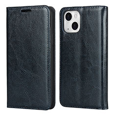 Coque Portefeuille Livre Cuir Etui Clapet L05 pour Apple iPhone 13 Mini Bleu Royal