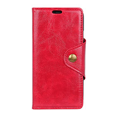 Coque Portefeuille Livre Cuir Etui Clapet L05 pour Asus Zenfone 5 ZE620KL Rouge
