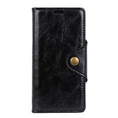 Coque Portefeuille Livre Cuir Etui Clapet L05 pour Asus Zenfone 5 ZS620KL Noir