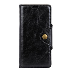Coque Portefeuille Livre Cuir Etui Clapet L05 pour Asus Zenfone Max Pro M2 ZB631KL Noir