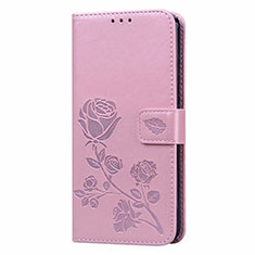 Coque Portefeuille Livre Cuir Etui Clapet L05 pour Huawei Honor 9A Rose