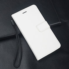 Coque Portefeuille Livre Cuir Etui Clapet L05 pour Huawei Honor 9X Pro Blanc