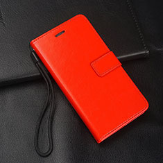 Coque Portefeuille Livre Cuir Etui Clapet L05 pour Huawei Honor 9X Pro Rouge