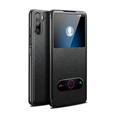 Coque Portefeuille Livre Cuir Etui Clapet L05 pour Huawei Mate 40 Lite 5G Noir