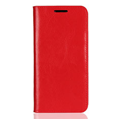 Coque Portefeuille Livre Cuir Etui Clapet L05 pour Huawei Nova 3e Rouge