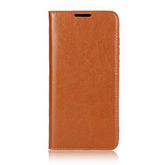 Coque Portefeuille Livre Cuir Etui Clapet L05 pour Huawei Nova 4e Orange