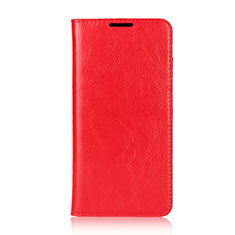 Coque Portefeuille Livre Cuir Etui Clapet L05 pour Huawei P30 Lite New Edition Rouge