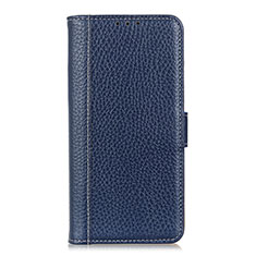 Coque Portefeuille Livre Cuir Etui Clapet L05 pour LG Velvet 4G Bleu