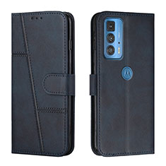 Coque Portefeuille Livre Cuir Etui Clapet L05 pour Motorola Moto Edge S Pro 5G Bleu