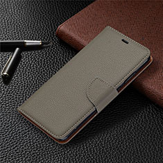 Coque Portefeuille Livre Cuir Etui Clapet L05 pour Nokia 5.3 Gris