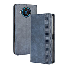Coque Portefeuille Livre Cuir Etui Clapet L05 pour Nokia 8.3 5G Bleu