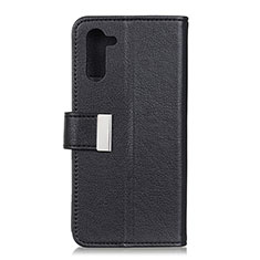 Coque Portefeuille Livre Cuir Etui Clapet L05 pour OnePlus Nord Noir