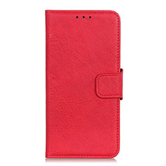 Coque Portefeuille Livre Cuir Etui Clapet L05 pour Oppo A15 Rouge