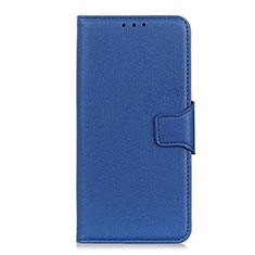 Coque Portefeuille Livre Cuir Etui Clapet L05 pour Oppo Reno3 A Bleu