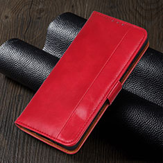 Coque Portefeuille Livre Cuir Etui Clapet L05 pour Oppo Reno4 Z 5G Rouge